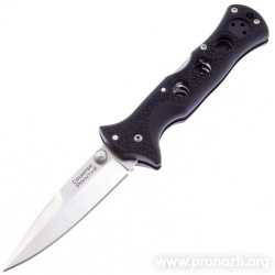   Cold Steel  Counter Point II, Satin Finish Blade, Aus 8A Steel, Black Grivory Handle