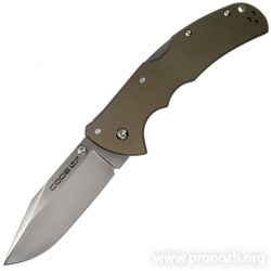   Cold Steel Code 4 Clip Point, Plain Blade, Crucible CPM S35VN Steel