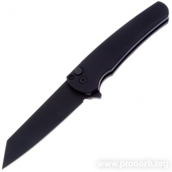   Pro-Tech Malibu, DLC Coated Blade, Black Aluminium Handle