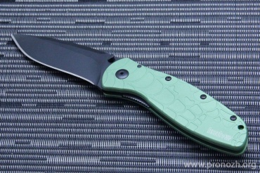   Kershaw Blur, Crucible CPM 154CM Steel, DLC Coated Blade, Green Neon Aluminium Handle