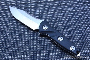   Microtech Socom Alpha Mini  S/E, Stonewash Standard, M390 Blade, Black G-10 Handles