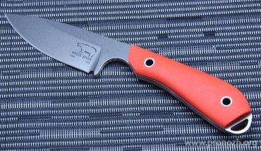   White River  Caper, Orange G10 Handle, Stonewash  Blade