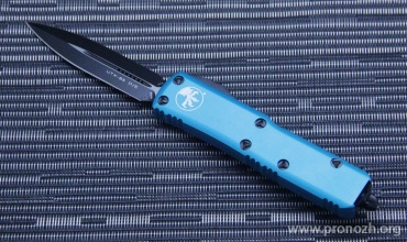      Microtech UTX-85 D/E, Black Standard, Turquoise Handle