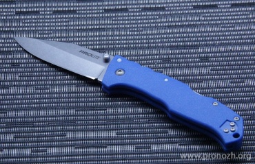   Cold Steel Pro Lite, Stonewash Blade, Blue GFN Handles