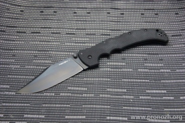   Cold Steel XL Recon 1 Clip Point, Carpenters CTS  XHP Steel,  DLC Coating Blade, Black G-10 Handle