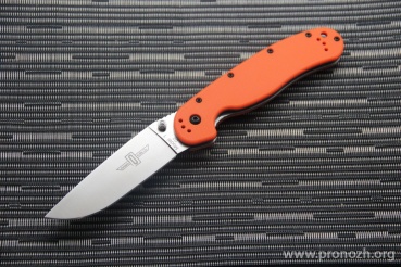   Ontario RAT I  Limited Edition Model, D2 Tool Steel, Satin Finish Blade, Orange GRN Handle
