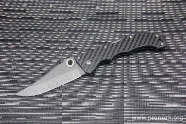   Cold Steel Night Force, DSC Stainless Damascus with Small Roses Pattern, G-10 / Carbon Fiber Laminate Handles