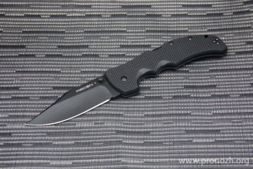   Cold Steel Recon I Clip Point, Carpenter CTS  XHP Steel,  DLC Coating Blade, Black G-10 Handle
