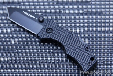  - Cold Steel Micro Recon 1 Tanto Point, Teflon Blade, Black G-10 Handle