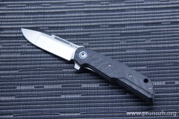   MKM Knives  Clap, Satin Finish Blade, Carbon Fiber  Handle