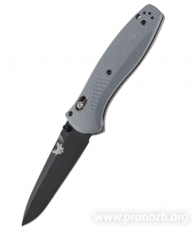    Benchmade Barrage, Crucible CPM S30V Steel, BK1 Coated Blade, Gray G-10 Handle