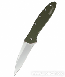   Kershaw Leek, Olive Aluminium Handle