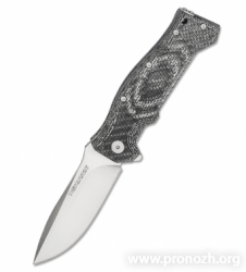   Viper "Ten", Satin finish Blade, Silver Twill G-10 Handle