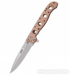   CRKT Kit Carson M16 03BS Bronze, Spear Point, Bead Blast Blade