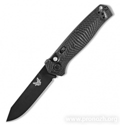   Benchmade Mediator, Crucible CPM S90V Steel, Ceracote Coated Blade, Black G-10 Handle