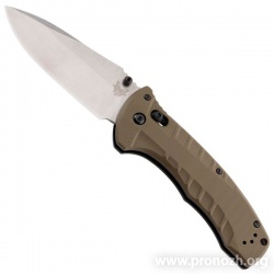   Benchmade Turret, Crucible CPM S30V Steel, Satin Finish Blade, OD Green G-10 Handle
