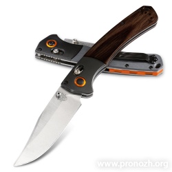 Складной нож Benchmade Hunt Crooked River, Crucible CPM S30V Steel, Satin finish Blade