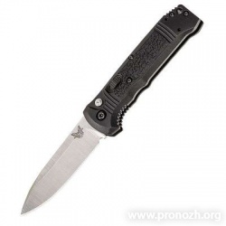    Benchmade Casbah, Crucible CPM S30V Steel, Satin Finish Blade, Black Grivory Handle