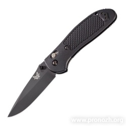   Benchmade Griptilian 551, Crucible CPM S30V Steel, BK1 Coated Blade, Black Noryl GTX Handle