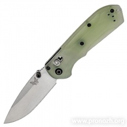   Benchmade Mini  Freek, Crucible CPM S90V Steel, Satin Finish Blade, Natural G-10 Handle