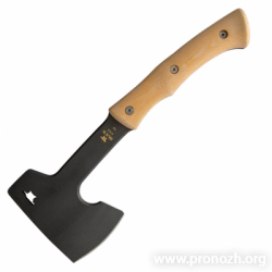  Buck Compadre Axe, Natural Canvas Micarta