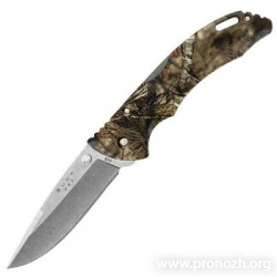   Buck  Bantam BHW, 420HC Steel, Satin Finish Blade, Mossy Oak Country Camo GRN Handle