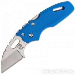   Cold Steel  Mini Tuff Lite, Plain Edge, Blue Grivory Handles