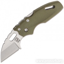   Cold Steel  Mini Tuff Lite, Plain Edge, OD Green Grivory Handles