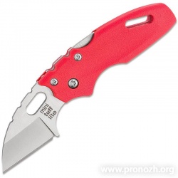   Cold Steel  Mini Tuff Lite, Plain Edge, Red Grivory Handles