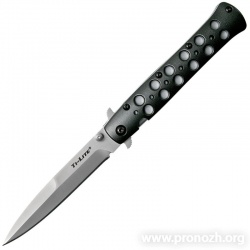   Cold Steel  Ti-Lite 4", Crucible CPM S35VN Steel, Bead Blasted Blade, Black Aluminum Handle