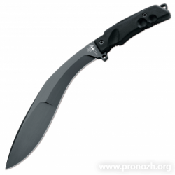  Fox Knives Extreme Tactical Kukri, Black Blade