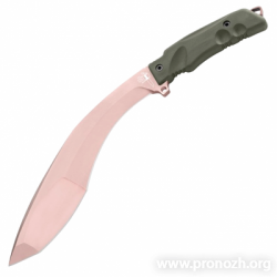  Fox Knives Tactical Kukri, Bronze Blade, OD Green Handle