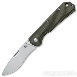   BlackFox Ciol, Green Micarta Handle