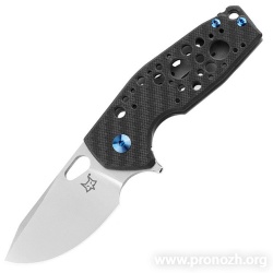   Fox Knives Suru, Satin Finish Blade, Titanium / Carbon Fiber Handle