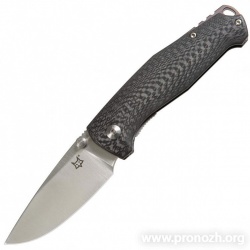   Fox Knives "TUR", Satin Finish  Blade, Carbon Fiber Handle