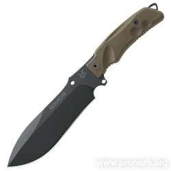   Fox Rimor, Black Blade, OD Green FRN Handle