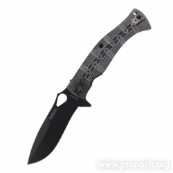   Fox Knives Deimos,  Black Blade, Black Micarta Handle