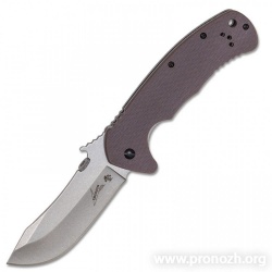   Kershaw CQC-11K, Stonewash Blade, Brown G-10 Handle