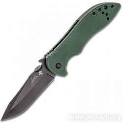   Kershaw CQC-5K, Black Blade, Green G-10 Handle