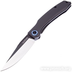   Kershaw Highball, Satin Finish Blade, Stainless Steel Handle