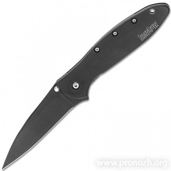   Kershaw Leek, Black Stainless Steel Handle