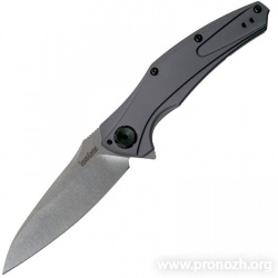   Kershaw Bareknuckle, Sandvik 14C28N Steel, Black Aluminium Handle