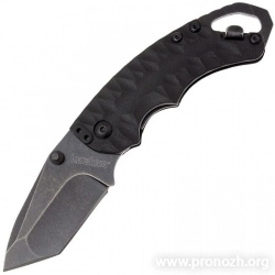    Kershaw  Shuffle II, BlackWashed Blade, Black GRN Handle