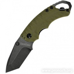    Kershaw  Shuffle II, BlackWashed Blade, OD Green GRN Handle