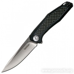   Kershaw Atmos, Satin Finish Blade, Carbon Fiber / G10 Handle