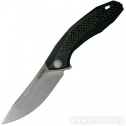   Kershaw Tumbler, Stonewashed Blade, Carbon Fiber / G10 Handle