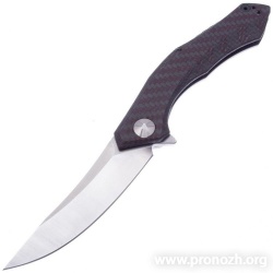   Zero Tolerance ZT0462  Satin Finish Blade,  Carbon Fiber / Titanium Handle