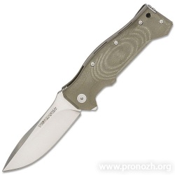   Viper "Ten", Satin finish Blade, Green G-10 Handle