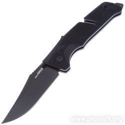   Sog Trident Mk3 Clip Point Blackout,  Plain Edge, Black GRN Handle