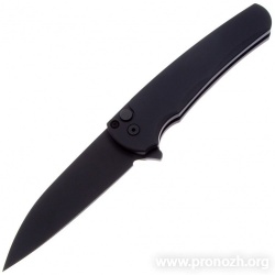   Pro-Tech Malibu, DLC Coated Blade, Black Aluminium Handle